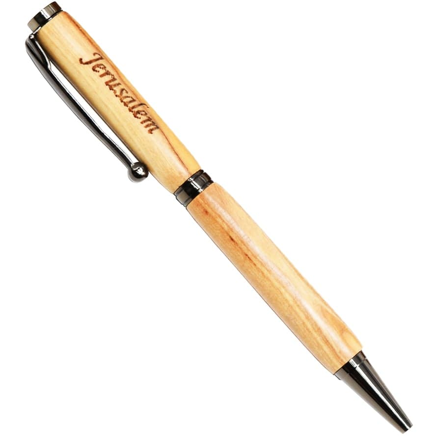 Hand-turned wood pen